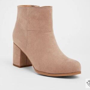 Torrid Taupe Ankle Boots